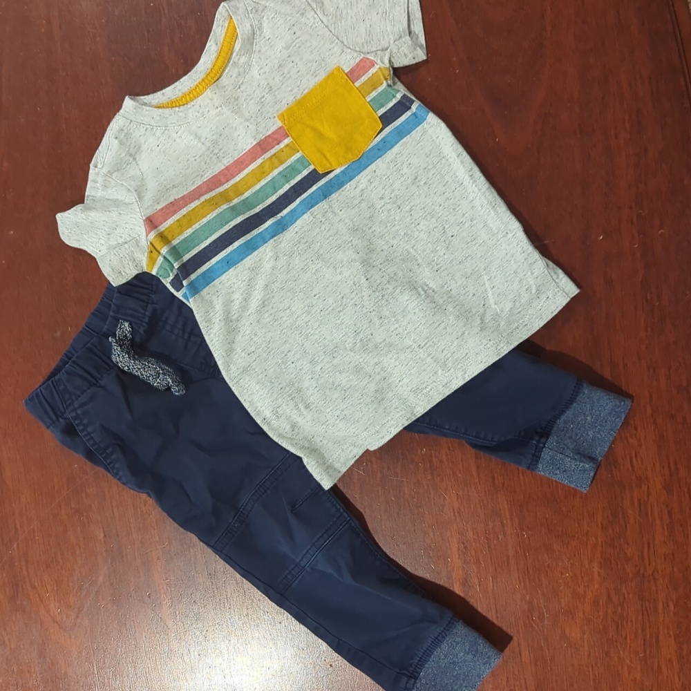Boys 2T T-shirt and pants Cat & Jack